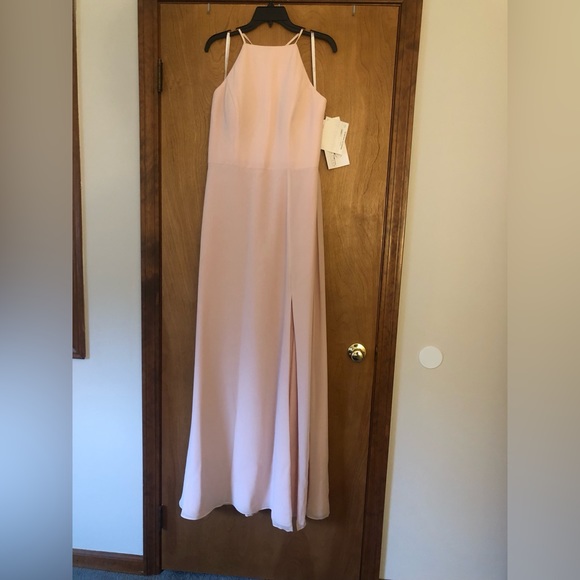 Blush Bridesmaid Dress - Picture 2 of 5